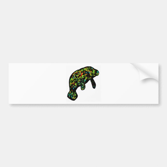 THE MANATEE GRACE BUMPER STICKER (Front)