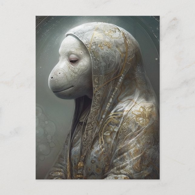 The Manatee Nun Postcard (Front)