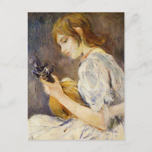 The Mandolin by Berthe Morisot Postcard