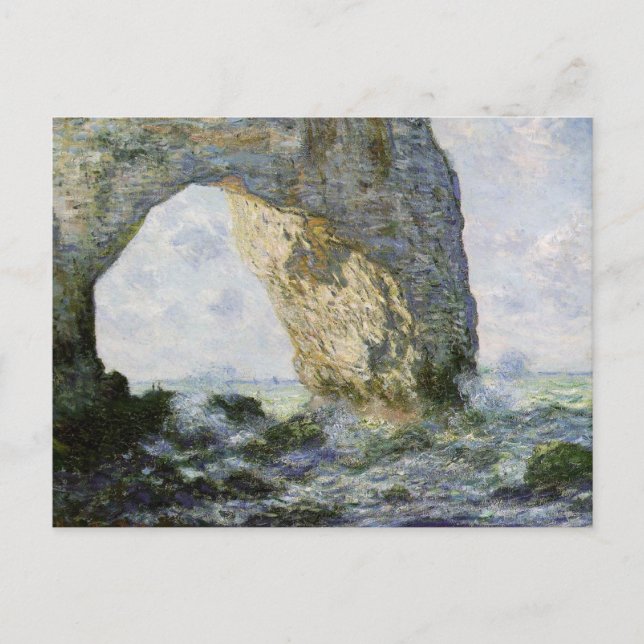The Manneporte by Claude Monet Postcard (Front)