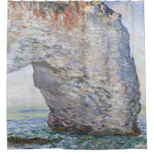The Manneporte near Étretat by Claude Monet Shower Curtain
