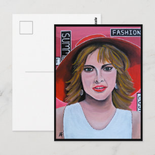 The Mannequin Painting by Alfred Fox Postcard