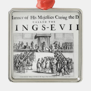 The Manner of his Majesty Curing the Disease Metal Tree Decoration