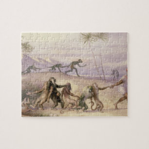 The Manners and Customs of Monkeys Jigsaw Puzzle