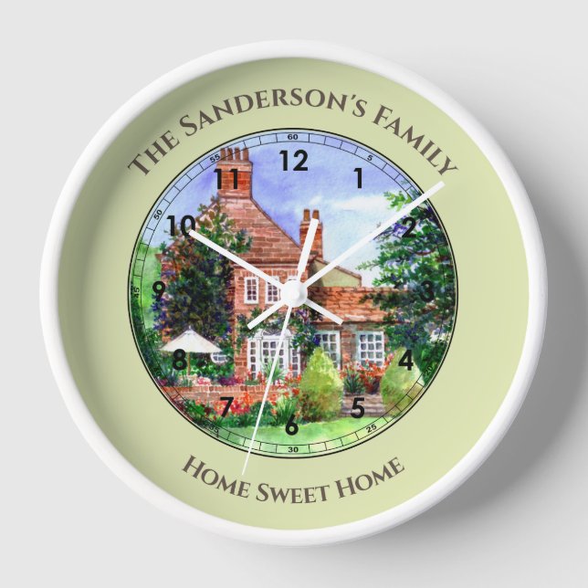 The Manor House Heslington York England Clock (Front)