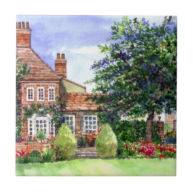 The Manor House, Heslington, York Tile (Front)