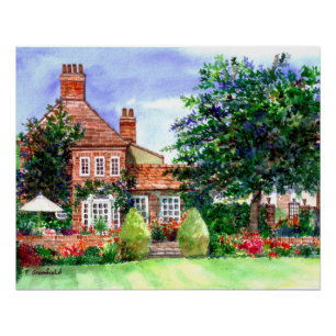 The Manor House York by Farida Greenfield Poster