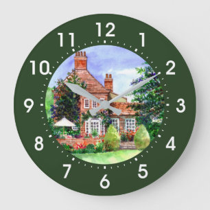 The Manor House York English Garden Large Clock