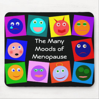 The Many Moods of Menopause Mouse Mat