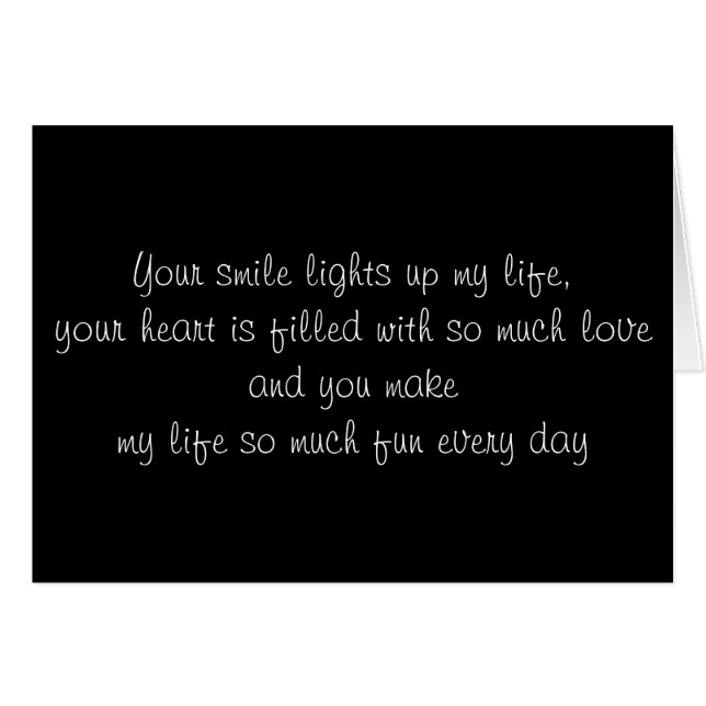 THE MANY REASON "I LOVE YOU!" ANY TIME LOVE CARD (Front Horizontal)