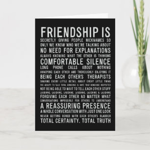 THE MANY REASONS **WE ARE BEST FRIENDS** BIRTHDAY CARD