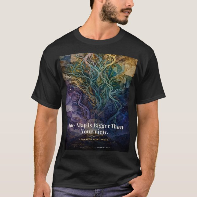 "The Map Is Bigger Than Your View" Integral Tee (Front)