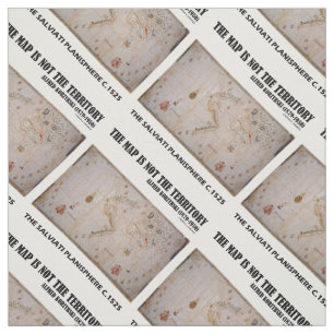 The Map Is Not The Territory Salviati Planisphere Fabric