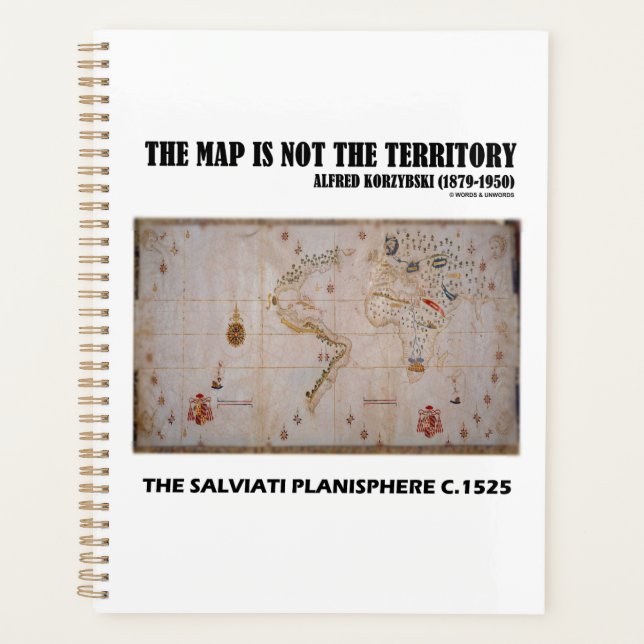 The Map Is Not The Territory Salviati Planisphere Planner (Front)