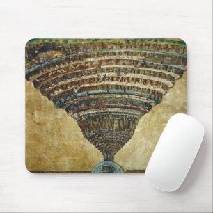 The Map of Hell, Abyss of Hell - Sandro Botticelli Mouse Mat