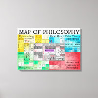 The Map of Philosophy Canvas Print