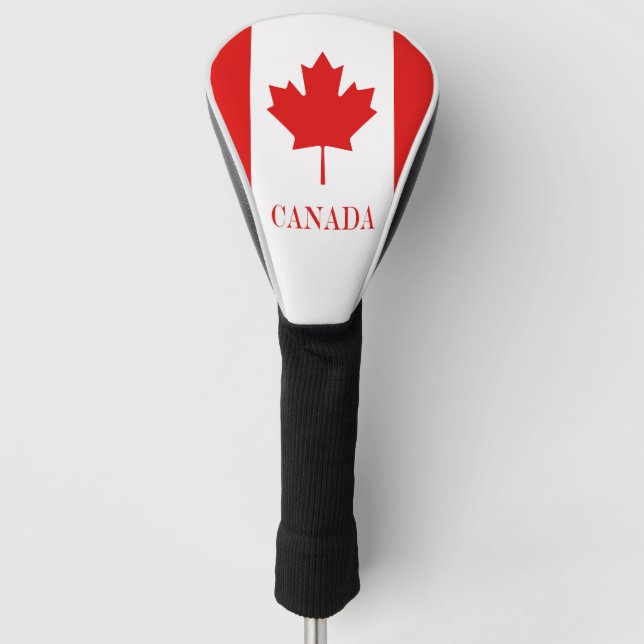 The Maple Leaf flag of Canada Golf Head Cover (Front)