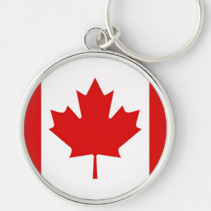 The Maple Leaf flag of Canada Key Ring
