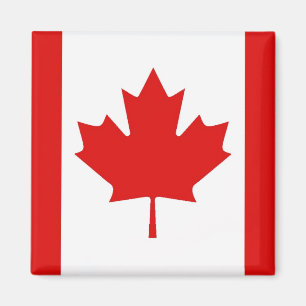 The Maple Leaf flag of Canada Magnet