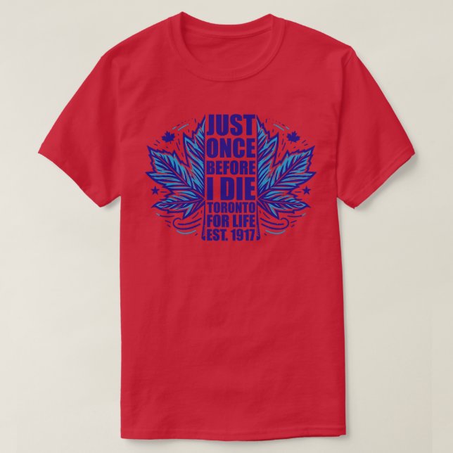 The Maple Leafs T-Shirt (Design Front)