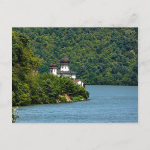 The Maraconia Monastery on the Danube in Romania Postcard