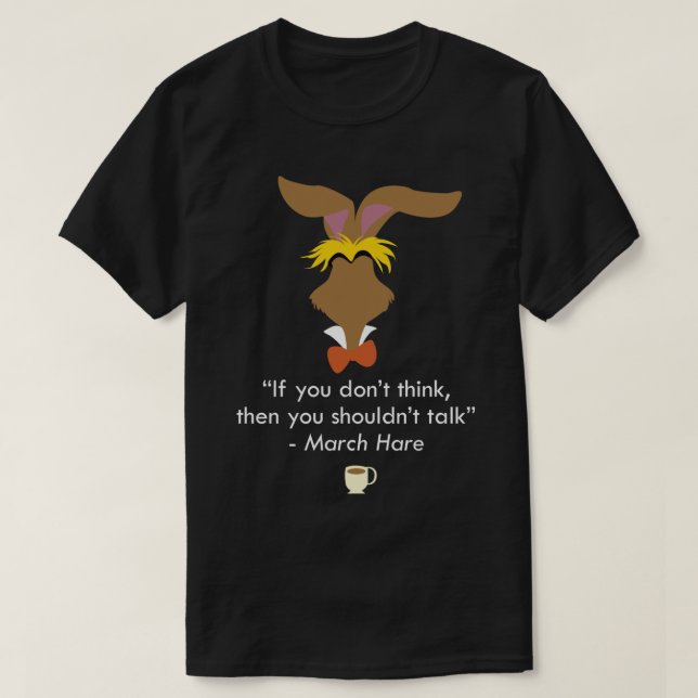 The March Hare Classic T-Shirt (Design Front)