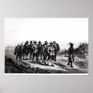 The March of Miles Standish Poster