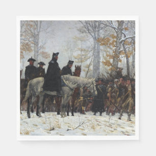 The March to Valley Forge by William B. T. Trego Napkin