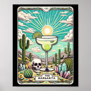 The Margarita Tarot Card Cinco De Mayo Party Marga Poster