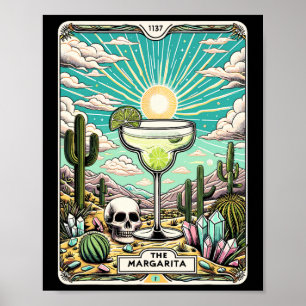 The Margarita Tarot Card Cinco De Mayo Party Marga Poster