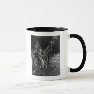The Mariner gazes on the serpents in the ocean Mug