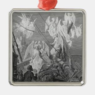 The mariner sees the band of angelic spirits metal tree decoration