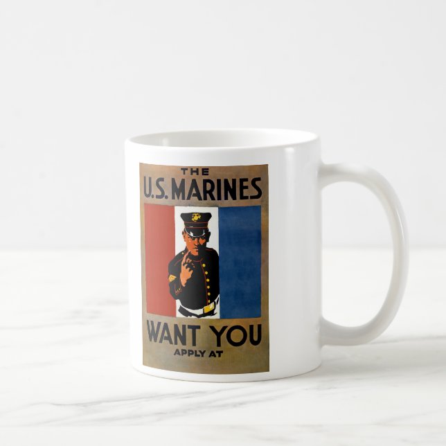 The Marines Want You Coffee Mug (Right)