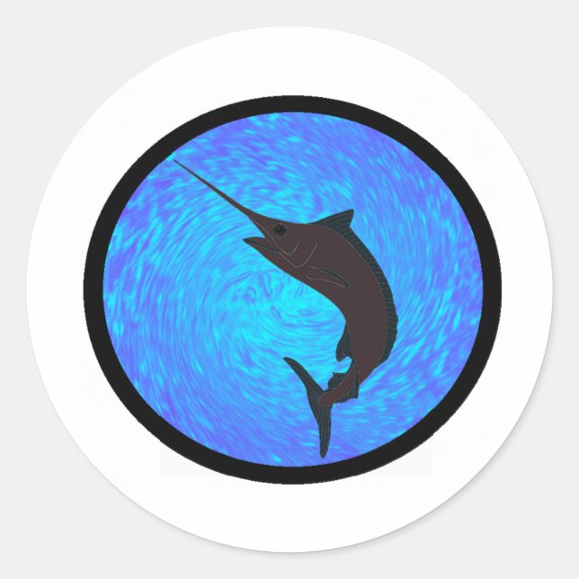 THE MARLINS STRENGTH CLASSIC ROUND STICKER (Front)