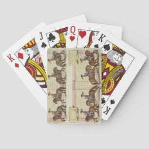 The Marquis of Newcastle on Horseback Demonstratin Playing Cards