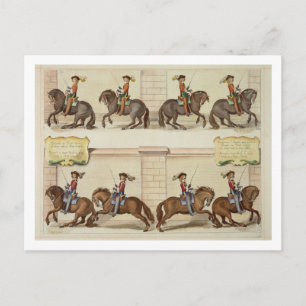 The Marquis of Newcastle on Horseback Demonstratin Postcard