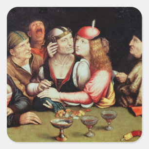 The Marriage Contract 2 Square Sticker