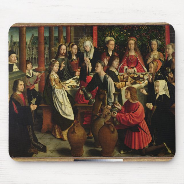 The Marriage Feast at Cana, c.1500-03 Mouse Mat (Front)