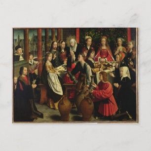 The Marriage Feast at Cana, c.1500-03 Postcard