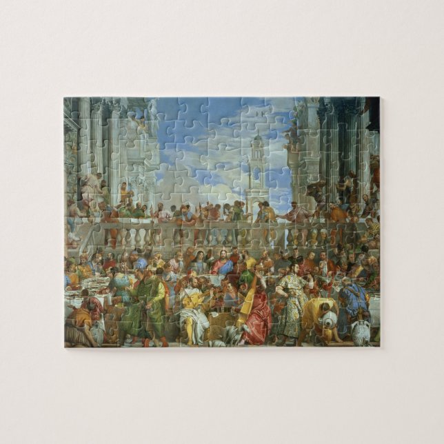 The Marriage Feast at Cana, c.1562 (oil on canvas) Jigsaw Puzzle (Horizontal)