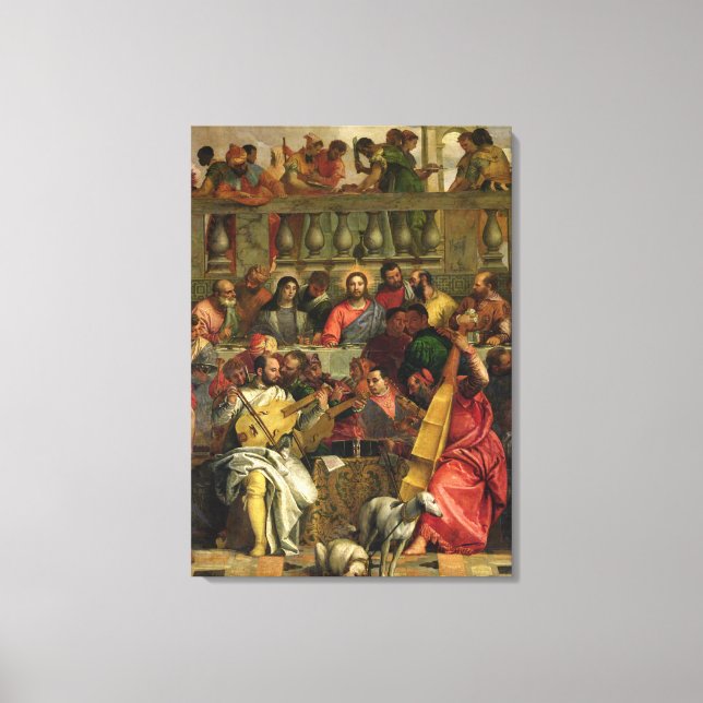 The Marriage Feast at Cana Canvas Print (Front)