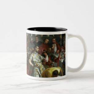 The Marriage Feast at Cana, detail of musicians an Two-Tone Coffee Mug