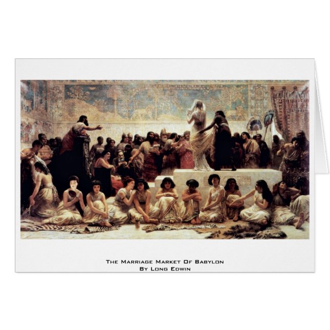 The Marriage Market Of Babylon By Long Edwin (Front Horizontal)