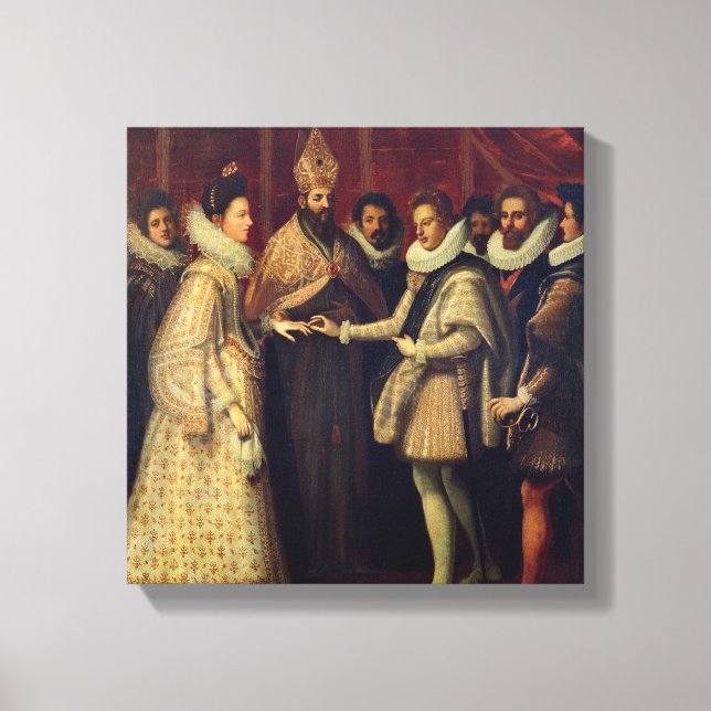 The Marriage of Catherine de Medici Canvas Print (Front)
