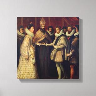 The Marriage of Catherine de Medici Canvas Print