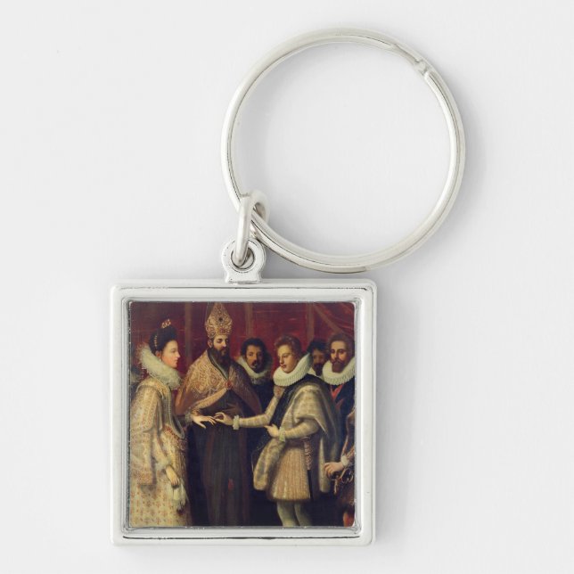 The Marriage of Catherine de Medici Key Ring (Front)