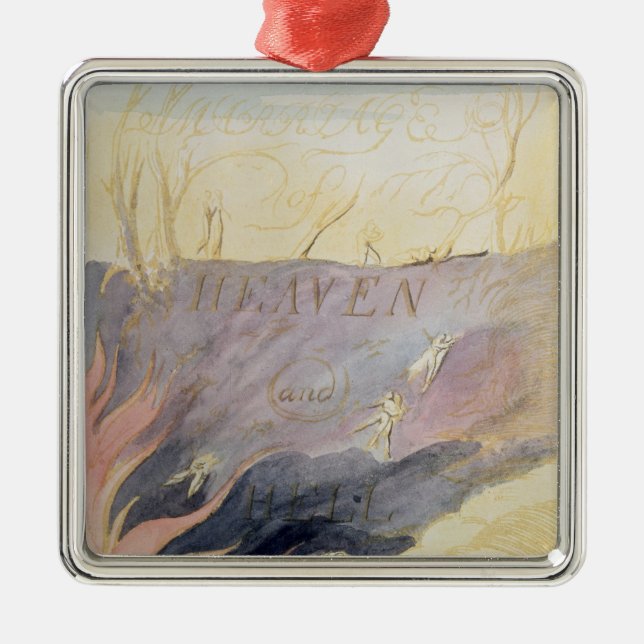 The Marriage of Heaven and Hell Metal Tree Decoration (Front)