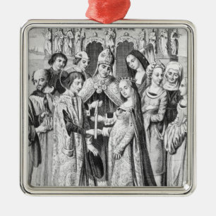 The Marriage of Henry VI and Margaret of Anjou Metal Tree Decoration