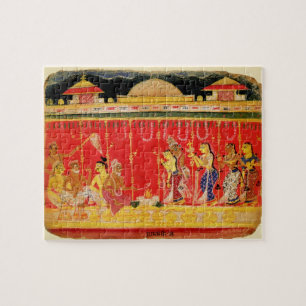The Marriage of Krishna's Parents, from a disperse Jigsaw Puzzle