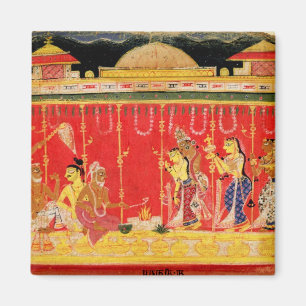 The Marriage of Krishna's Parents, from a disperse Magnet